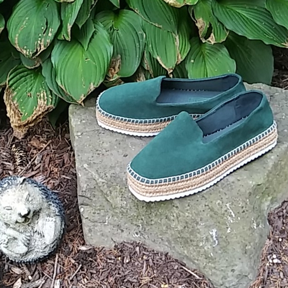 NEW ASOS Jenna Suede Flatform Espadrilles - Picture 2 of 7